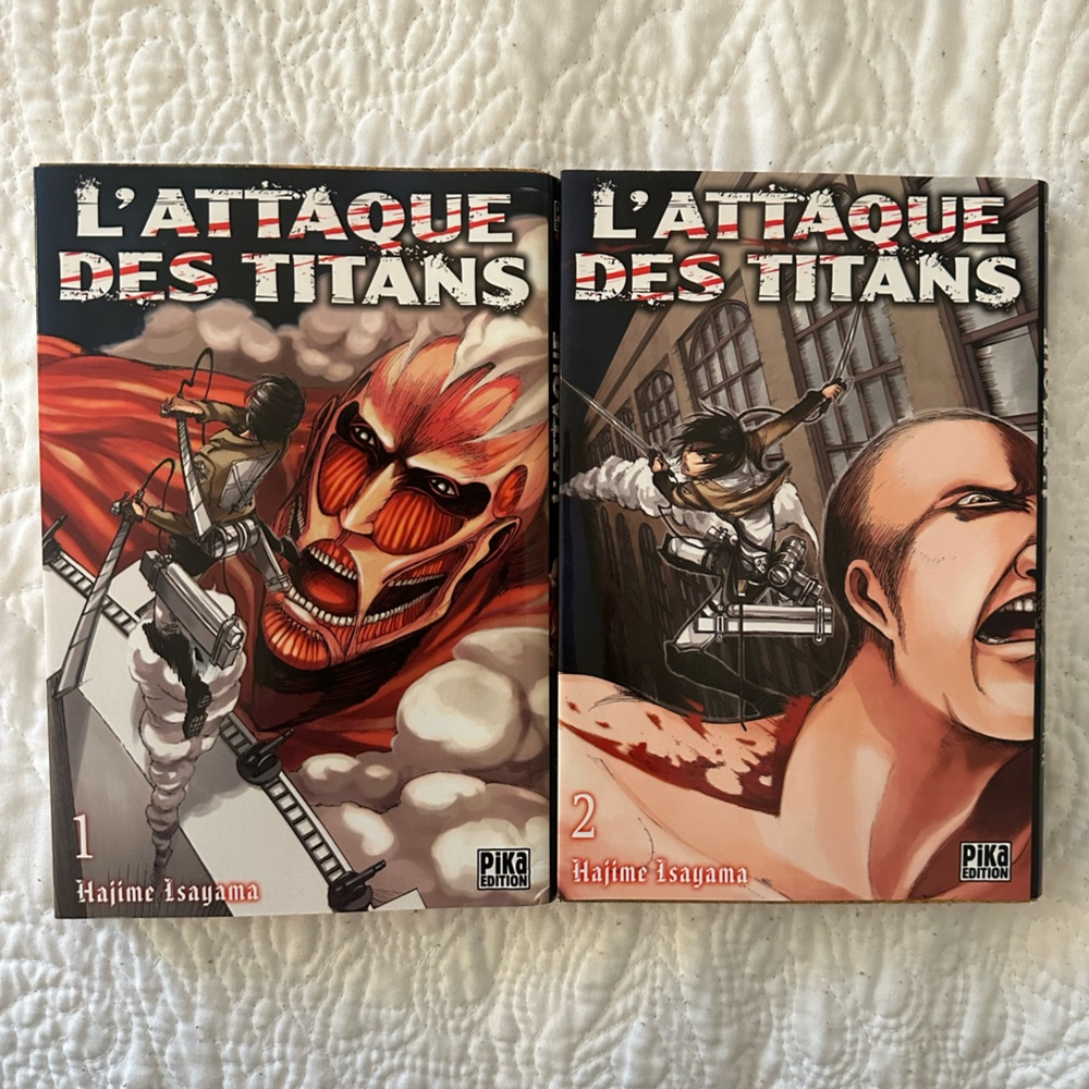 L'Attaque des Titans Manga Volumes 1-2 Set